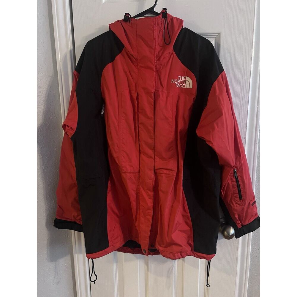 Vintage The North Face Gore-Tex Parka Jacket Women's Large Red Mountain